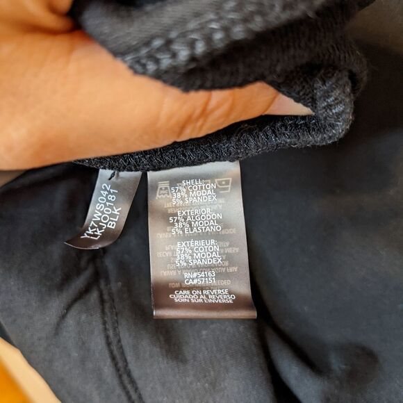 Karl LAGERFELD black ruffle sweatshirt letters Medium B1 - Picture 11 of 13